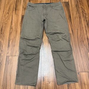 Kuhl Rydr Pants Vintage Patina Dye Canvas Stretch Gusseted Outdoor Mens 36x34